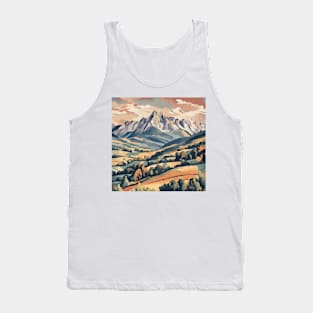 golden mountain Tank Top